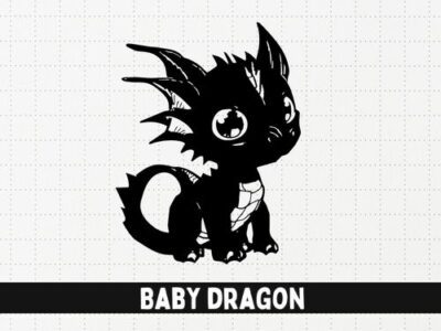 Baby Dragon SVG