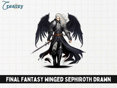 Final Fantasy Winged Sephiroth Drawn