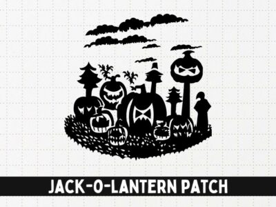 Jack-o-Lantern Patch SVG