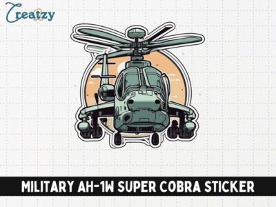 AH-1W Super Cobra in Green Sticker