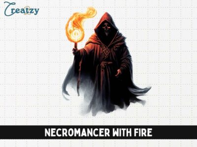 Necromancer with Fire