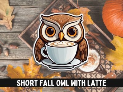 Short Fall Owl with Latte