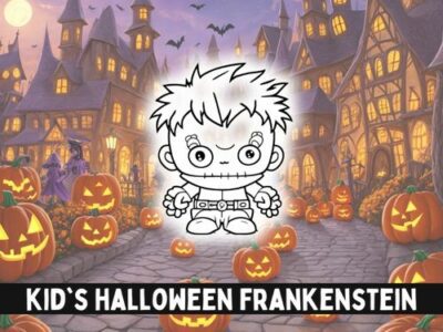 Spooky Kid's Halloween Frankenstein