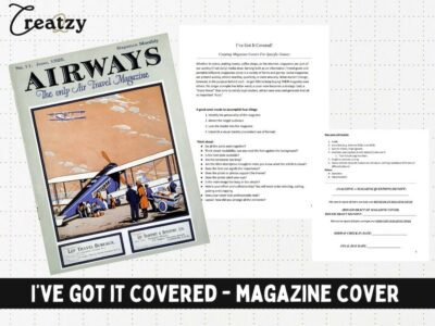 I've Got it Covered - Magazine Cover Media Literacy Assignment - Creatzy