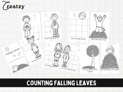 Counting Falling Leaves - Booklet Creation - Creatzy