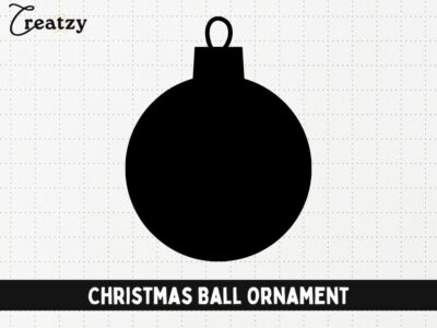 Christmas Ball Ornament - Digital Download - Creatzy
