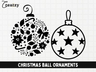 Christmas Ball Ornaments - Digital Download - Creatzy