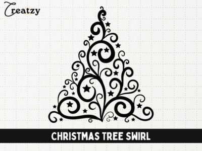 Christmas Tree Swirl - Digital Download - Creatzy