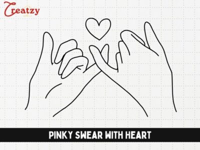 Pinky Swear with Heart - Digital Download - Creatzy