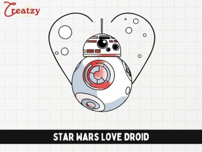Star Wars Love Droid - Digital Download - Creatzy
