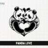 Panda Love - Digital Download - Creatzy