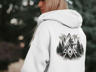 Wolf in the Woods - Rune Markings - Digital Download - Creatzy