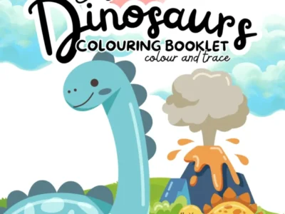 Cute Dinosaurs Colouring Book